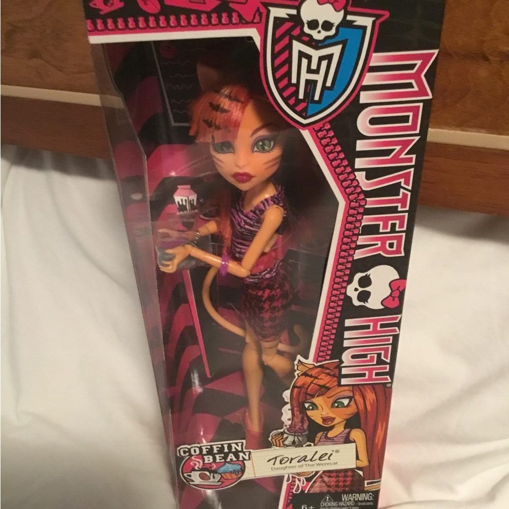 SALE! 2013 Monster High Toralei Coffee Bean Doll new